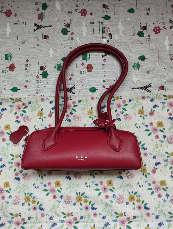 Alaïa Handbags - ALAÏA Red Baguette Shoulder Bag